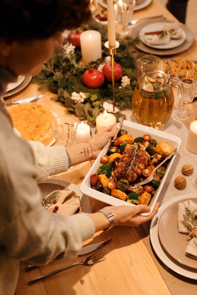 Boże Narodzenie w USA - świąteczny obiad