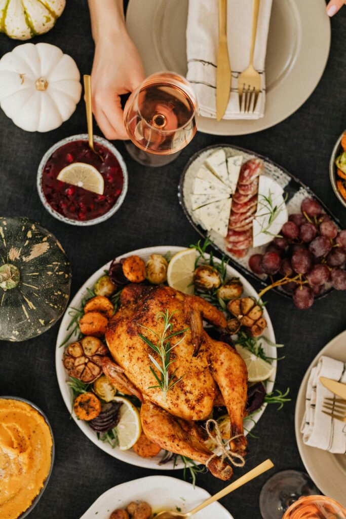 Święto Dziękczynienia - Thanksgiving - tradycyjne potrawy (indyk)